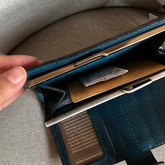 Patricia Nash linnet frame caribbean Blue - Picture 7 of 9